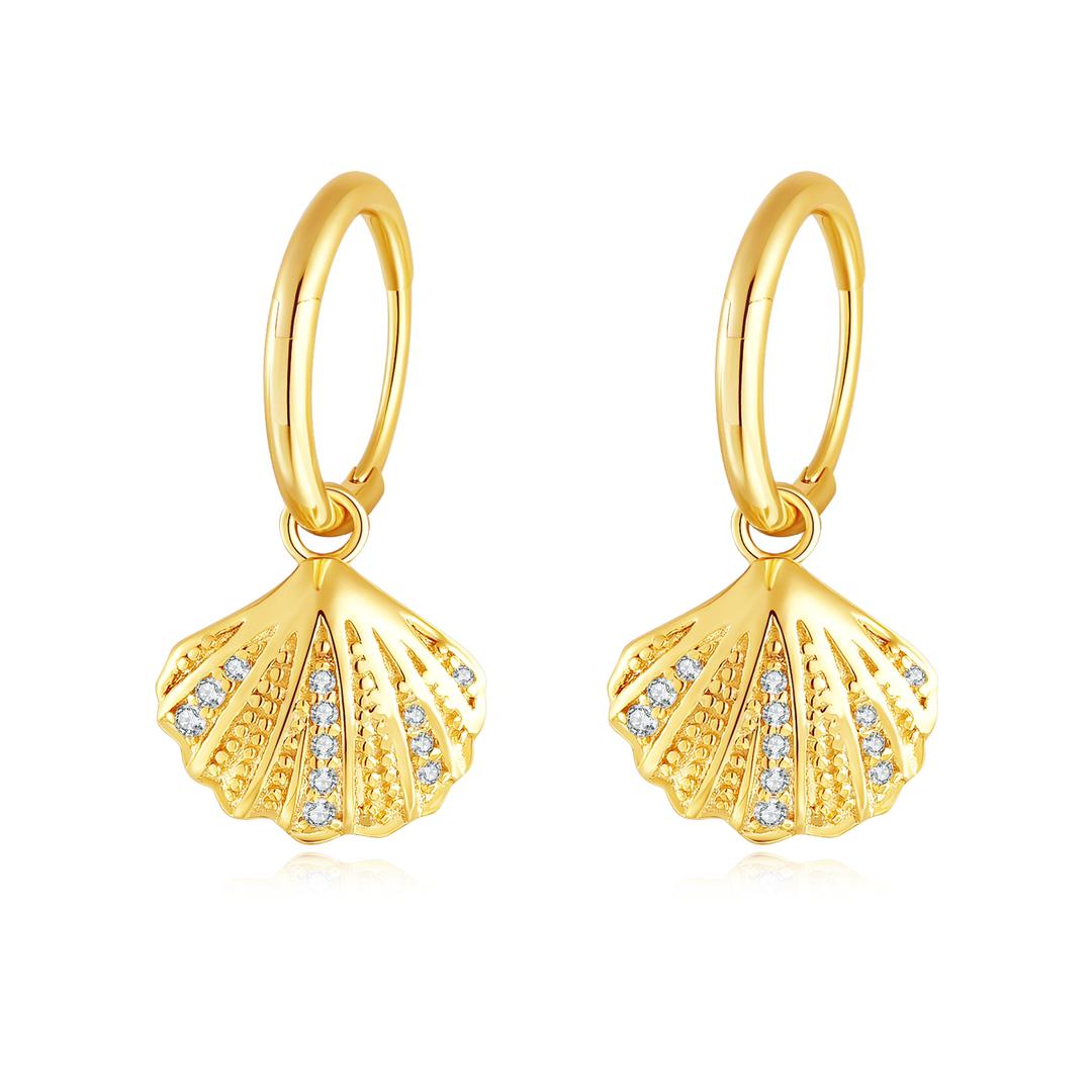 Ariel Earrings - Gold Plated